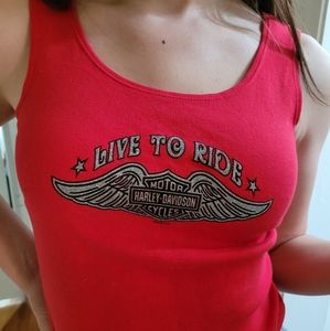 Vintage Y2K Harley Davidson Tank